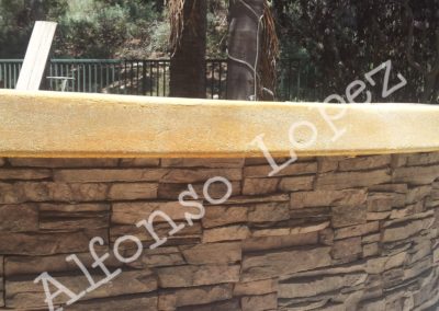 Wall is constructed